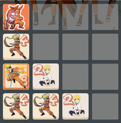 Naruto 2048 Game